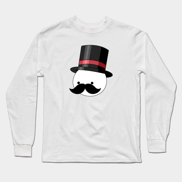 Mr. Fancy Shmancy Long Sleeve T-Shirt by Zeeph